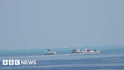 BBC News Top Stories-World South China Sea Philippines says Beijing installed floating barrier in contested area