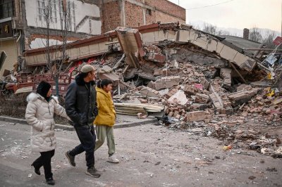 The Washington Post-In photos An earthquake in northwestern China kills over a 100 people