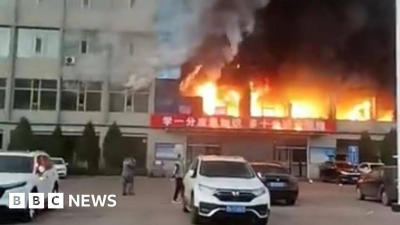 BBC News Top Stories-World China 25 dead scores hospitalised in Shanxi building fire