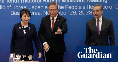 The Guardian-China Japan and South Korea amid regional rivalries line up leaders summit