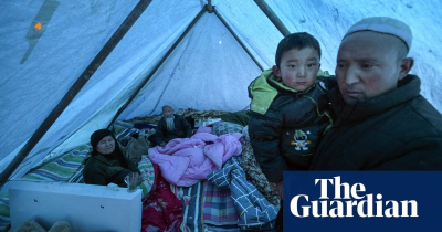 The Guardian-China earthquake death toll rises to 131 as freezing weather hinders rescue efforts