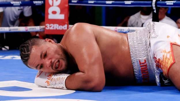 BBC News Top Stories-Sport Zhilei Zhang beats Joe Joyce British heavyweight suffers back-to-back knockout defeats