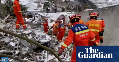 The Guardian-China landslide dozens buried in Yunnan province state media report