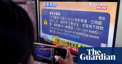 The Guardian-Chinese satellite launch triggers emergency alert across Taiwan